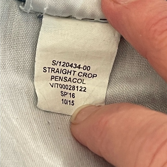 Old Navy Straight Crop Distressed Jeans Women’s Size 8 Regular Light Wash - Picture 7 of 7